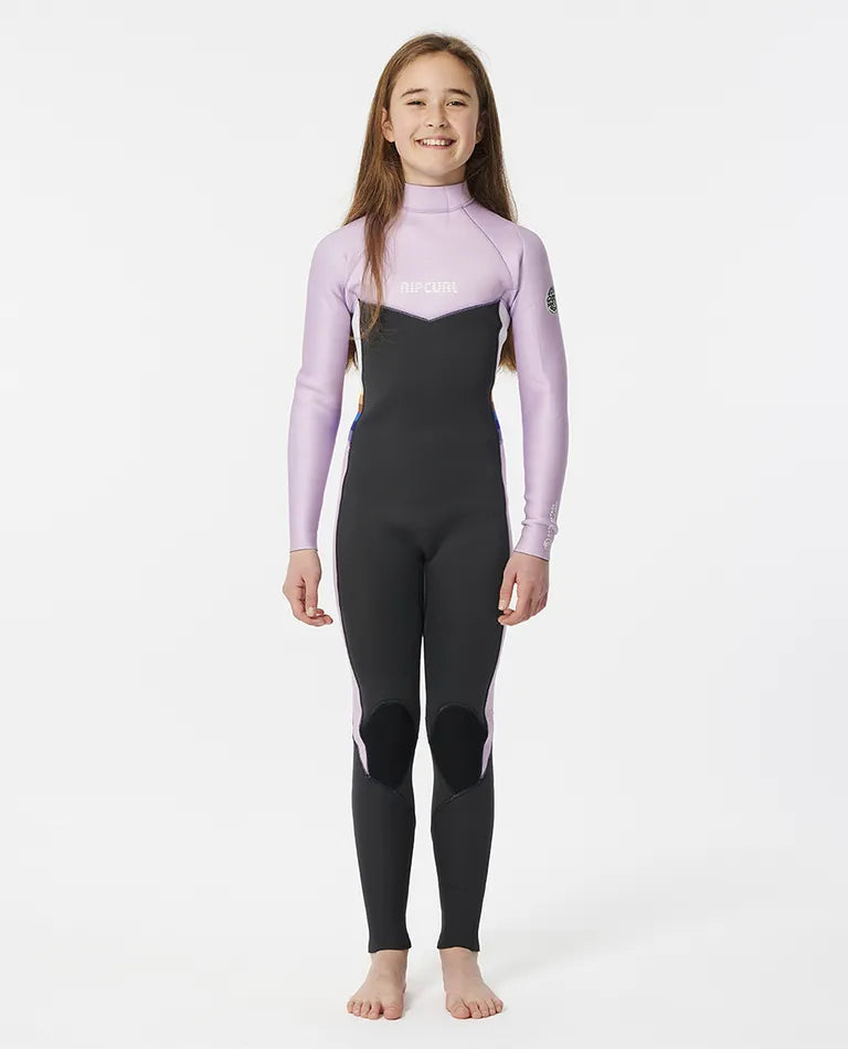 GIRLS DAWN PATROL BACK ZIP GBS STEAMER