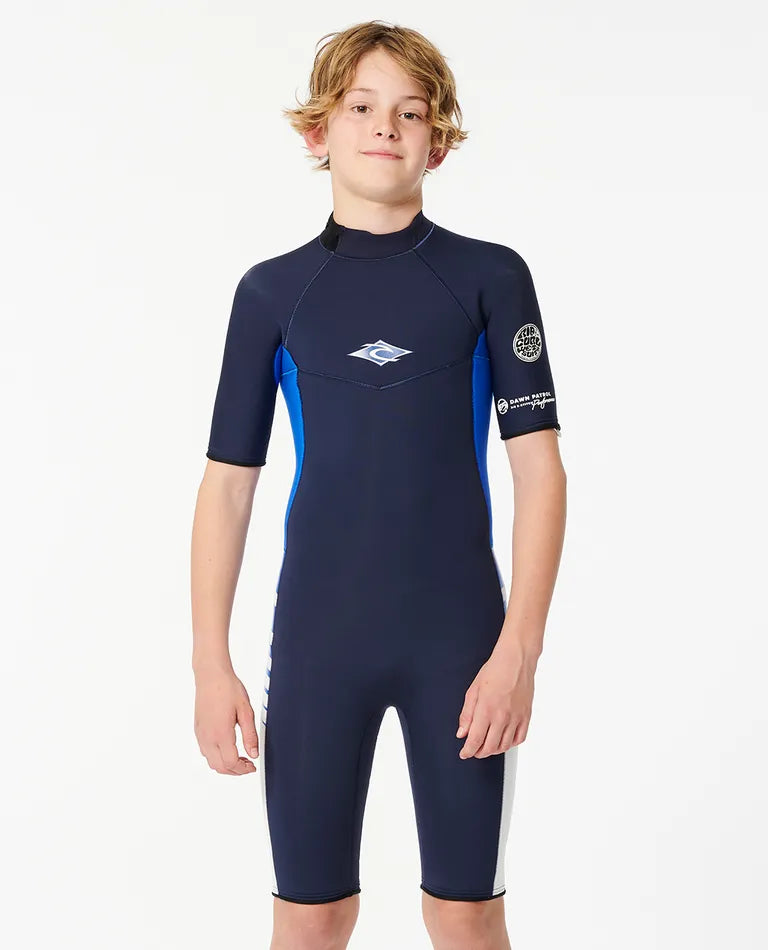 BOYS D/PATROL 2MM S/SL BZ SPRING - NAVY