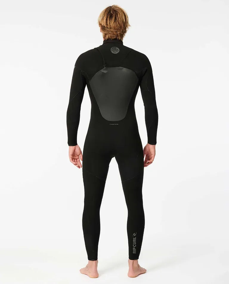 MEN'S FLASHBOMB 5/3 CHEST ZIP STEAMER - BLACK