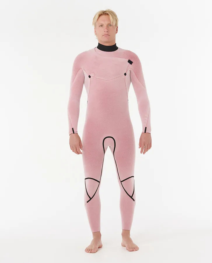Flashbomb Fusion 4/3 Chest Zip Wetsuit - Black
