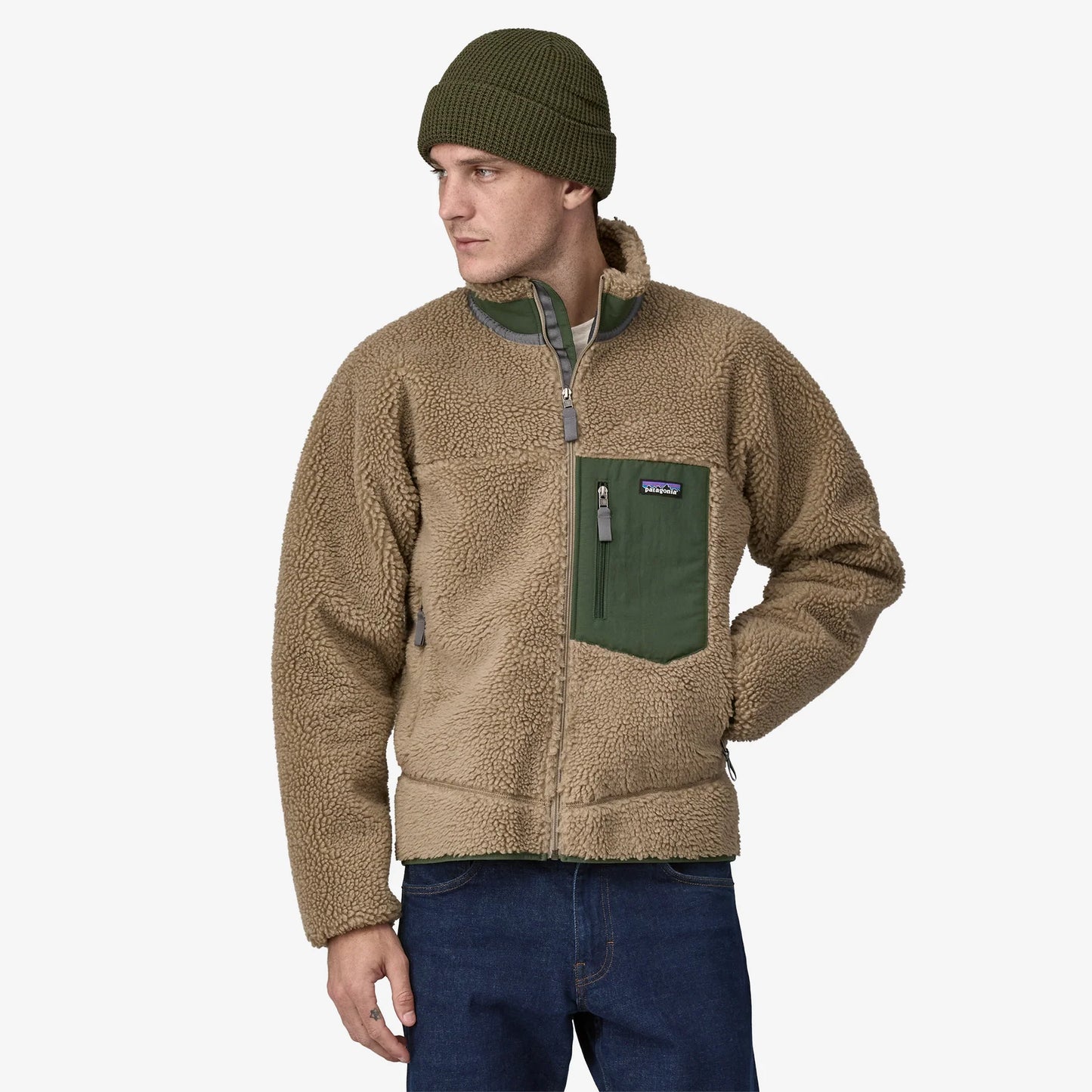 Men's Classic Retro-X® Fleece Jacket - Seabird Gray