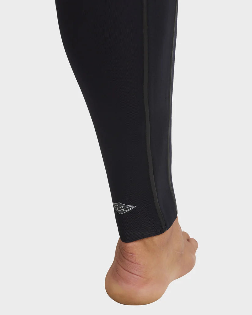Mens 4/3mm Revolution Pro Chest Zip Steamer Wetsuit - Black