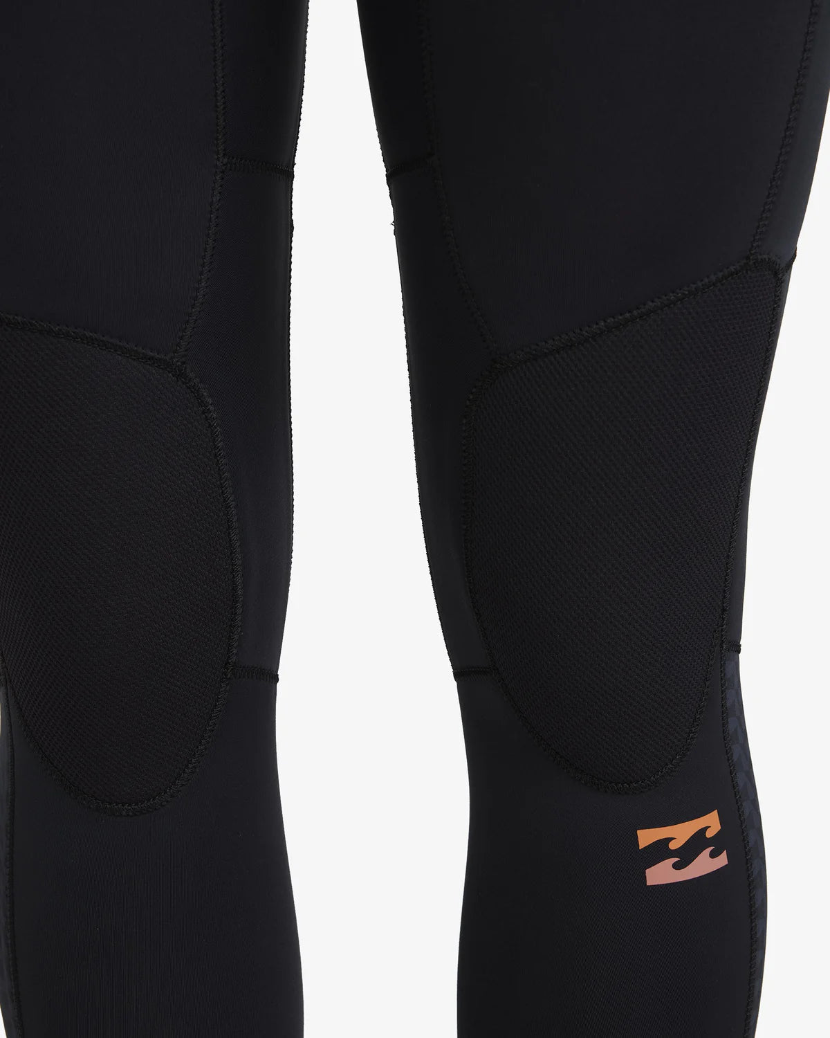 Billabong Womens 3/2mm Synergy Natural Chest Zip Steamer Wetsuit - Black Geo