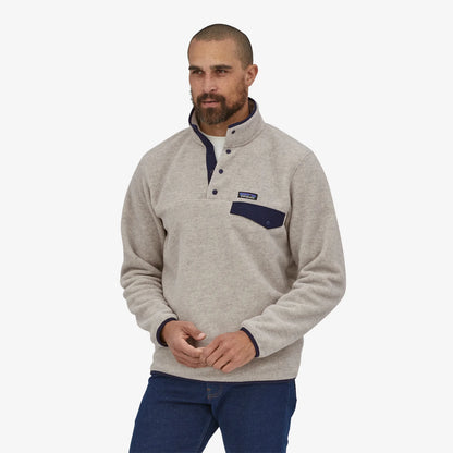 MEN'S LW SYNCH SNAP-T P/O - OATMEAL HEATHER