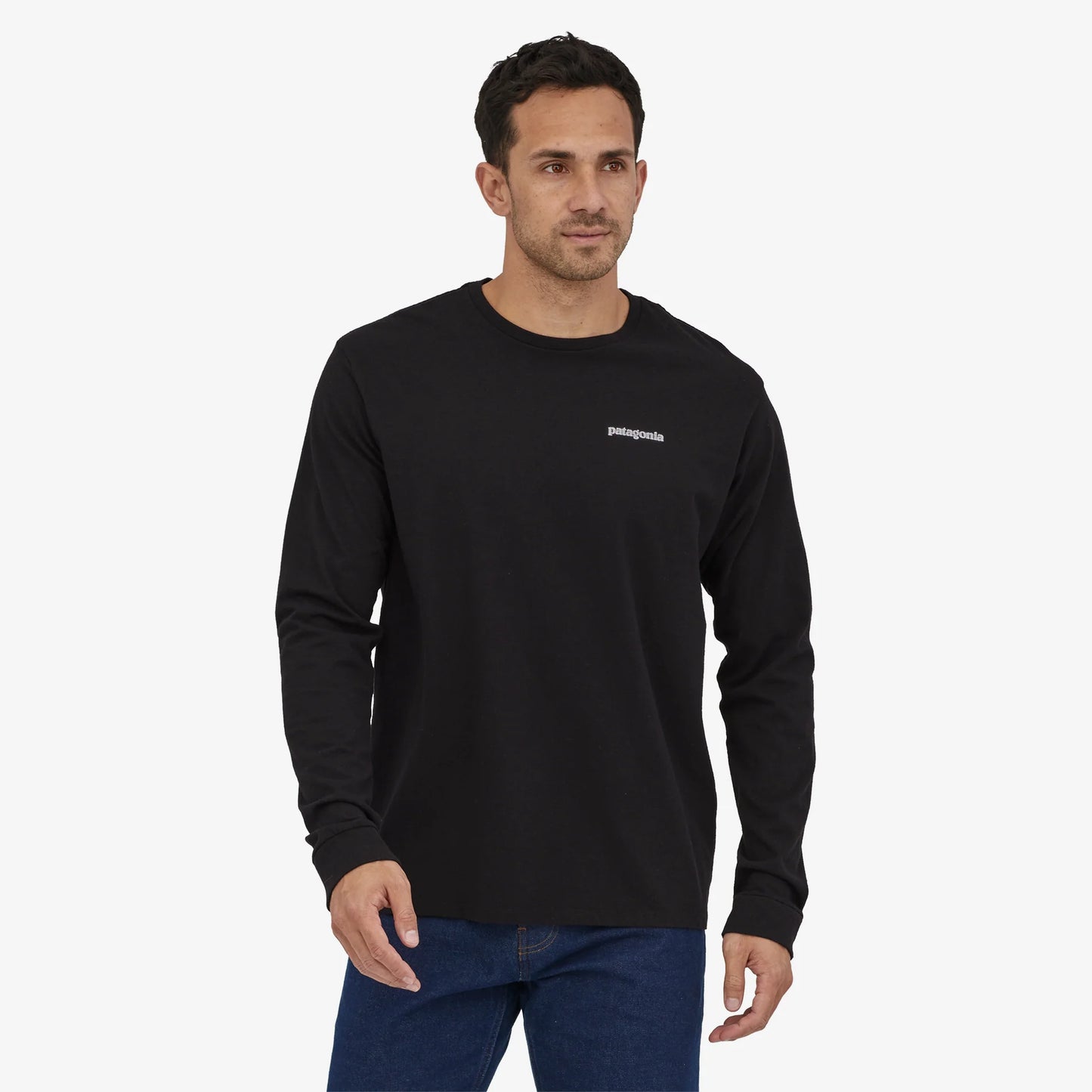 Men's Long Sleeve Home Water Trout Responsibili-Tee - Black