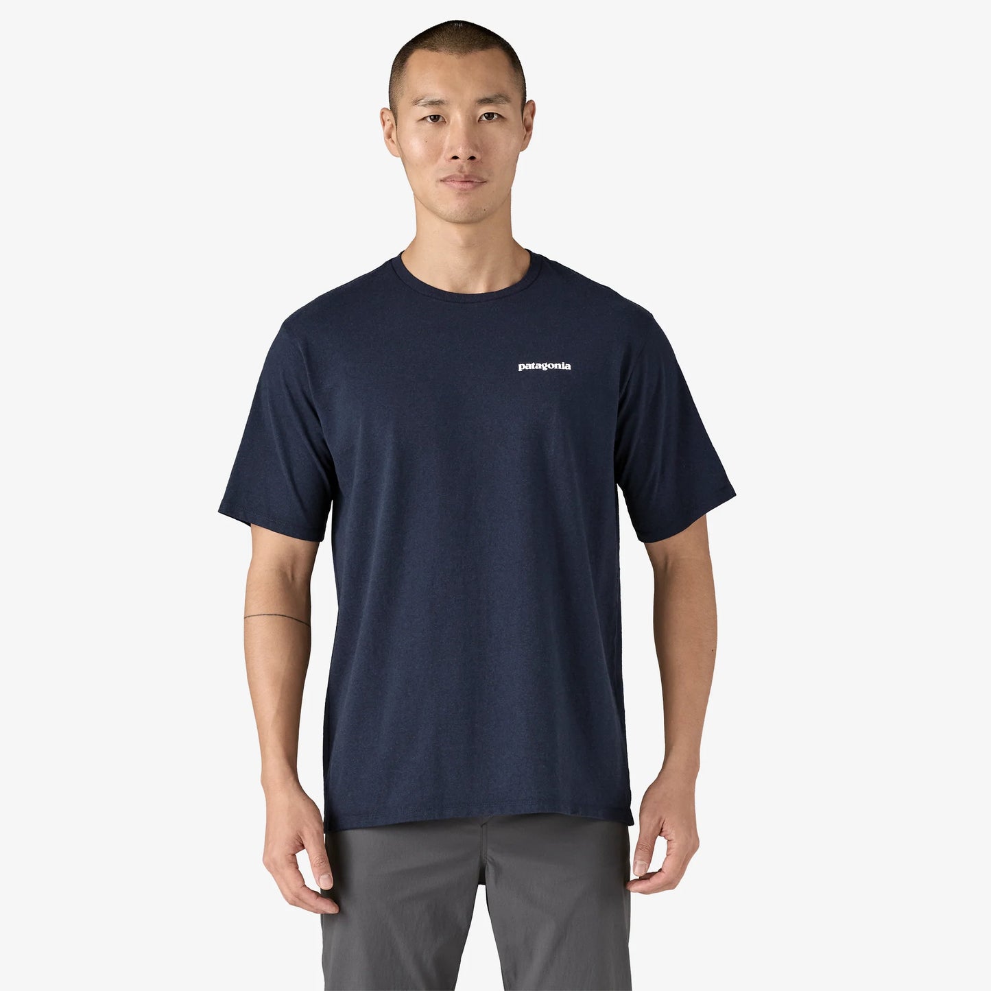 Patagonia Men's P-6 Logo Responsibili-Tee - New Navy