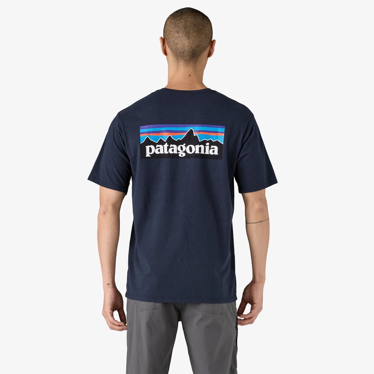 Patagonia Men's P-6 Logo Responsibili-Tee - New Navy