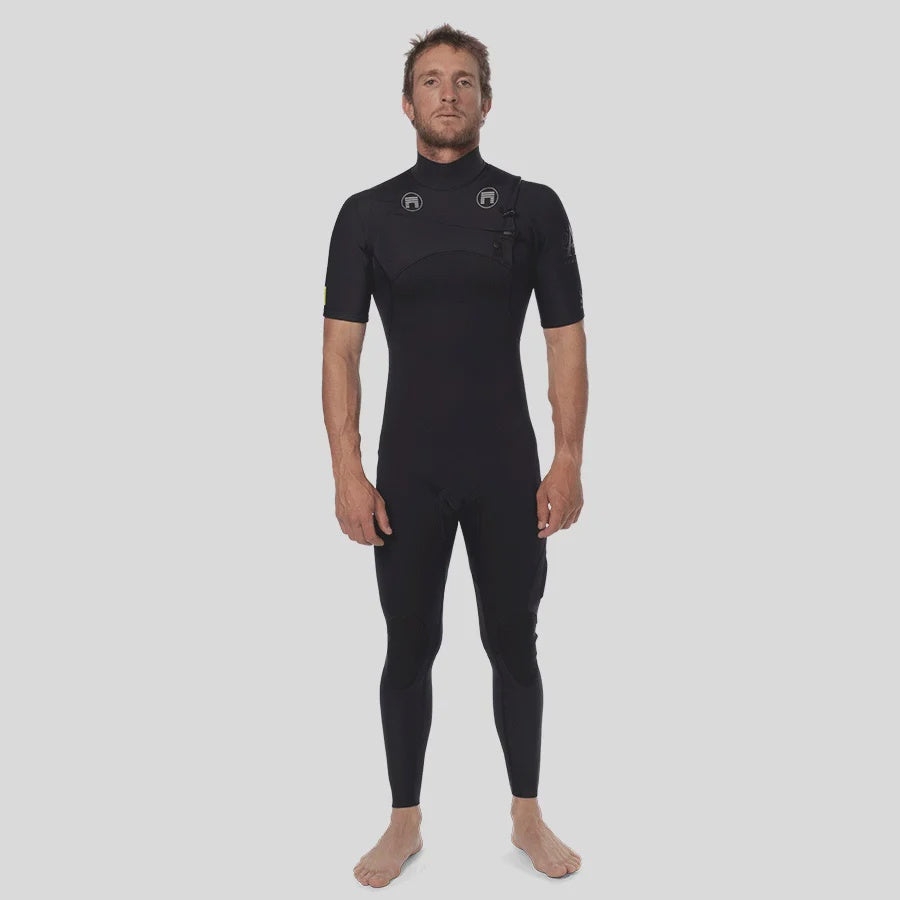 Apollo 2mm Short Sleeve Steamer - Black