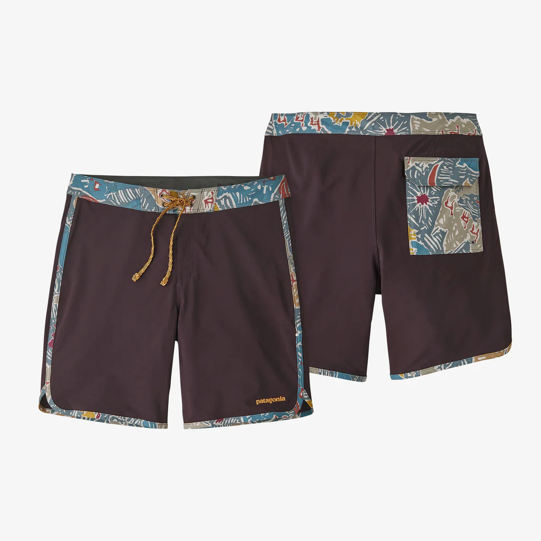 M'S HYDROPEAK SCALLOP B/SHORTS - OBSIDIAN PLUM