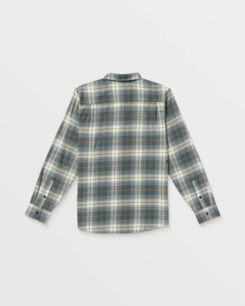 Caden Plaid Long Sleeve Shirt - Dark Slate