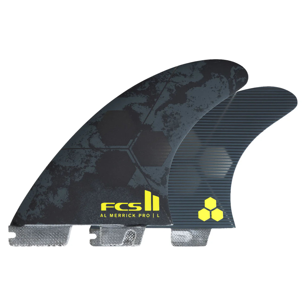 FCS II AL MERRICK PG PRO TRI FIN SET - BLACK/ACID