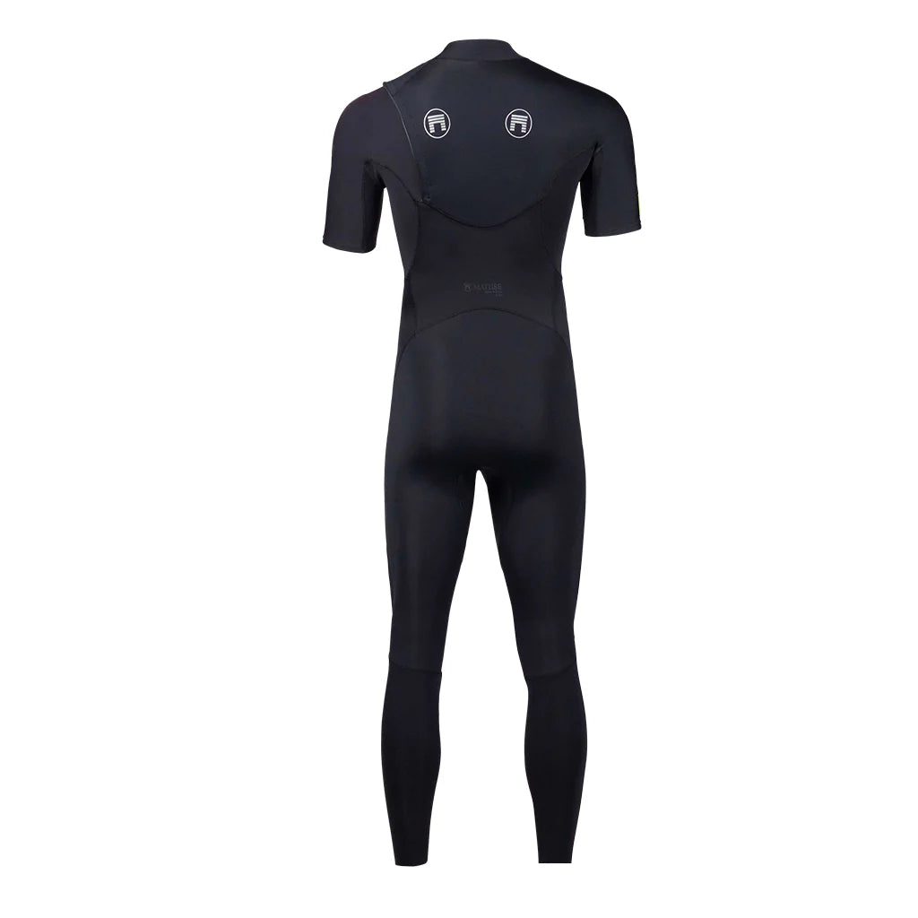 Apollo 2mm Short Sleeve Steamer - Black
