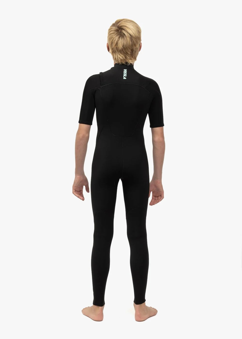 7 Seas Boys 2mm Short Sleeve Steamer Wetsuit - Black