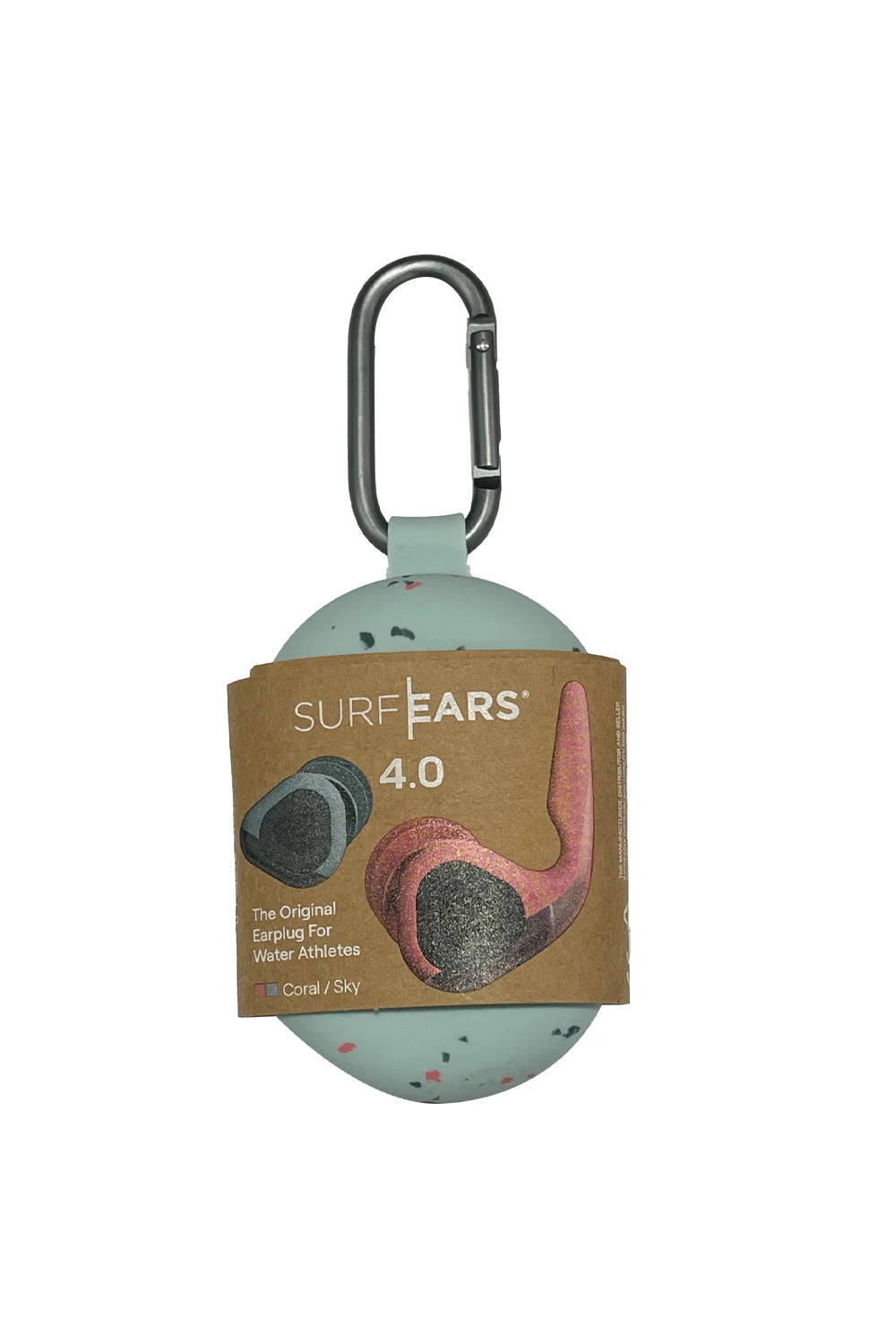 Surf Ears 4.0 Ear Plugs - Coral/Sky