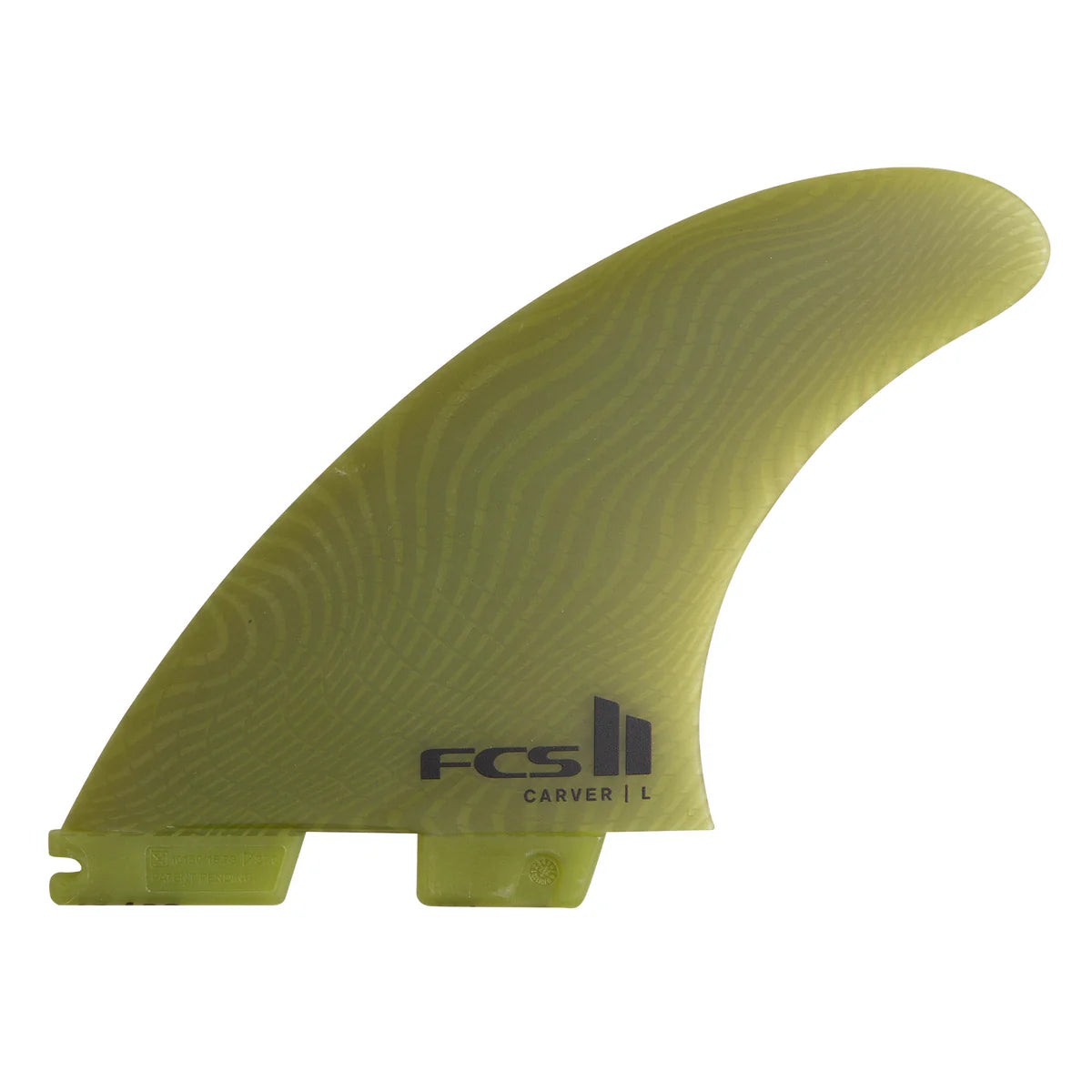 FCS II Carver Neo Glass Tri Fin Set - Eucalyptus