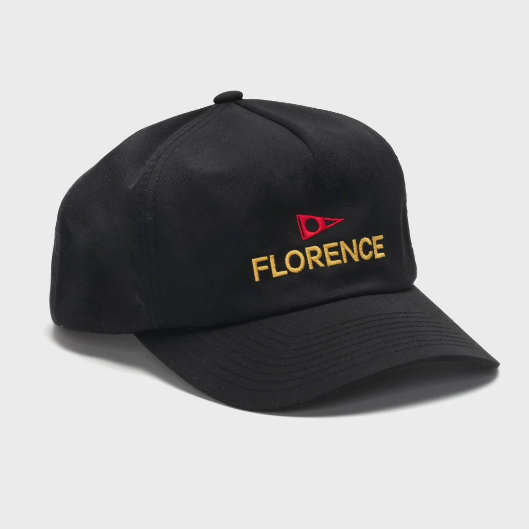Florence Logo Twill Hat - Black