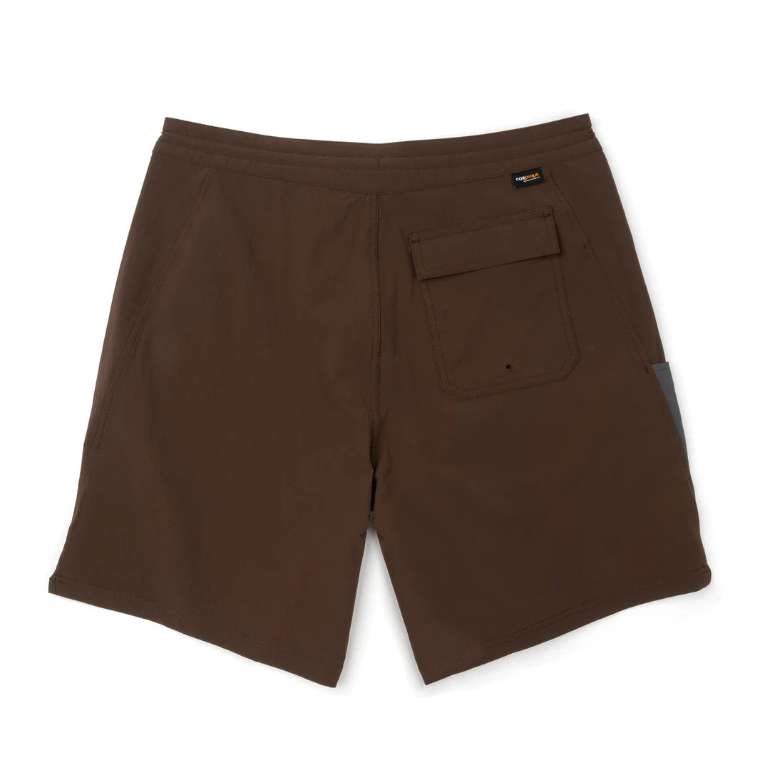 F1 CORDURA UTILITY BOARDSHORT - DARK BROWN