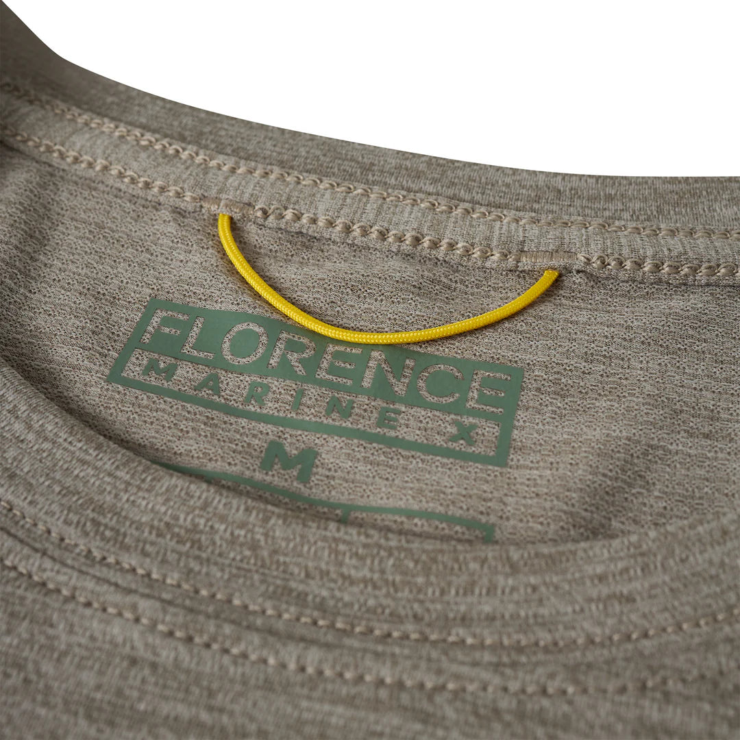 Florence Airtex Short Sleeve Shirt - Heather Vintage Khaki