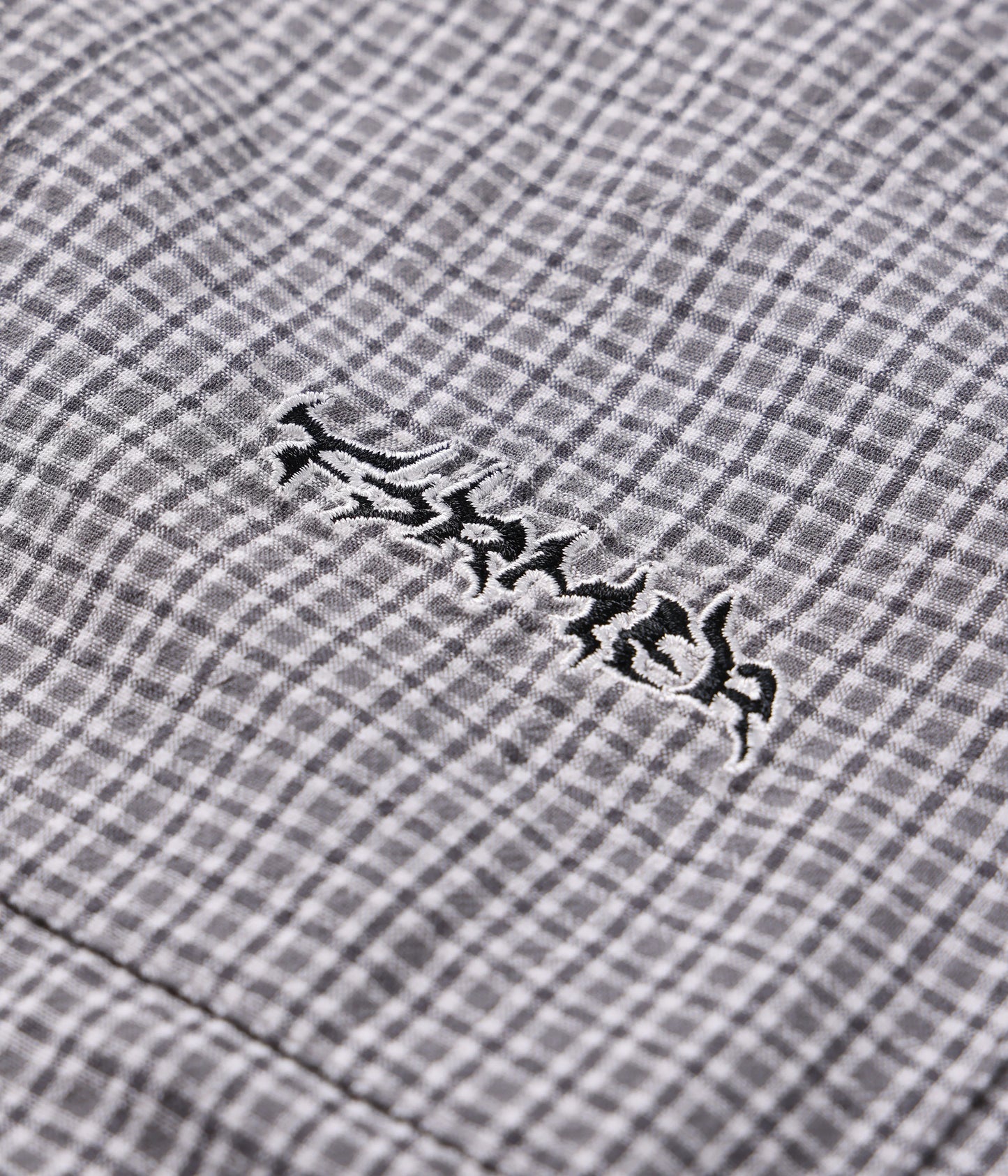 Former Vivian Check Short Sleeve Shirt - Black