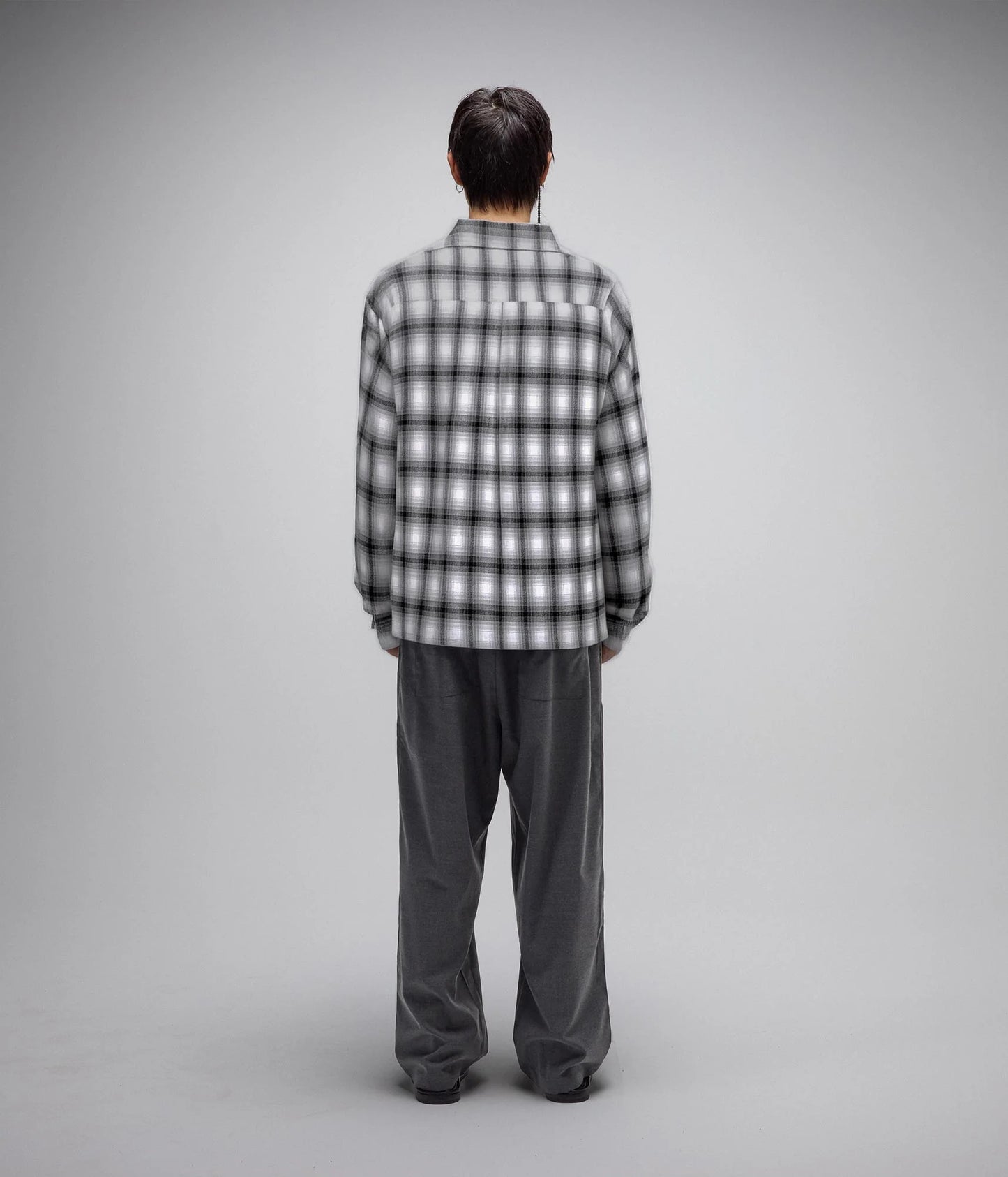 Former Vivian Flannel Long Sleeve Shirt - Grey