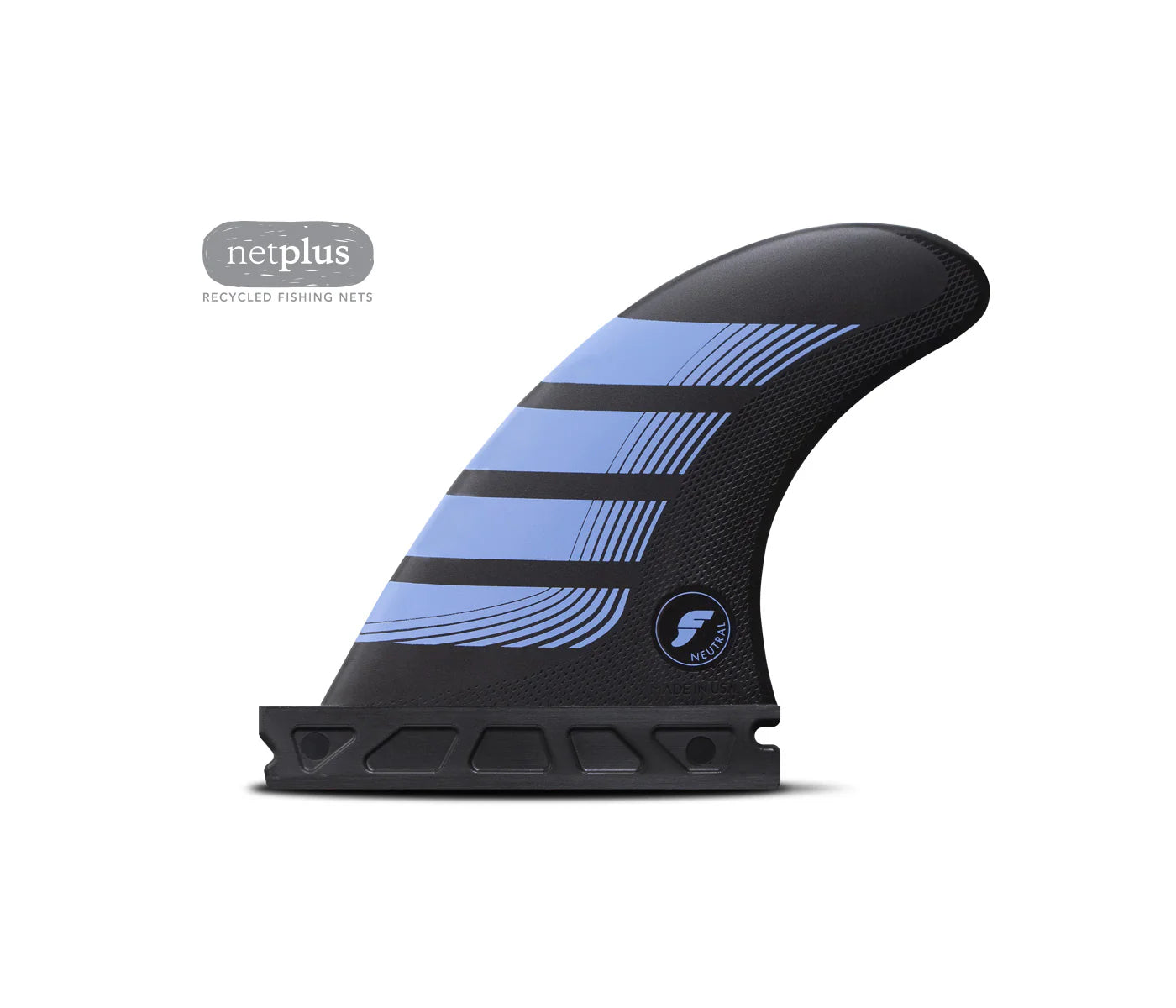Futures F2 Alpha Thruster Fin Set - Carbon/Lavender