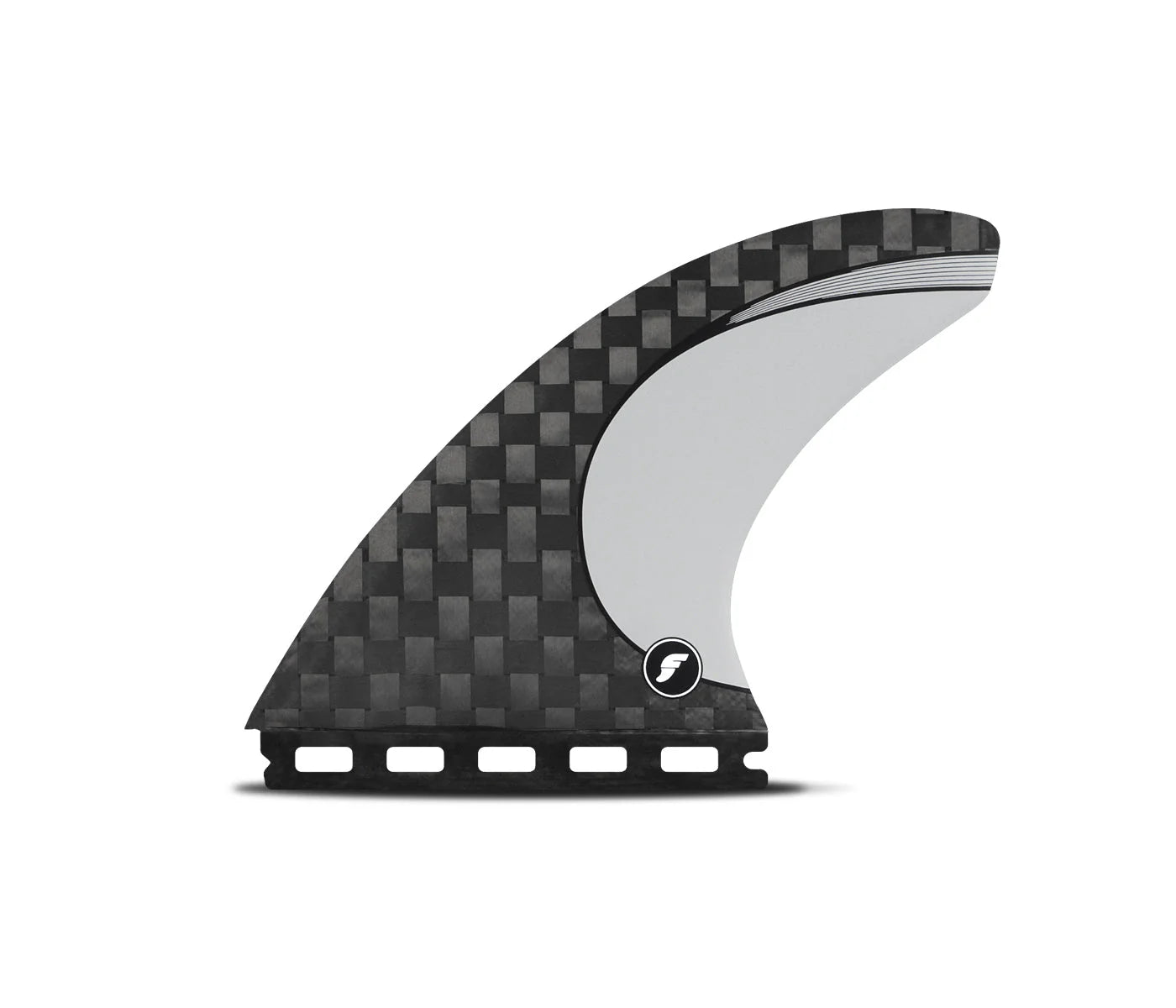 3/2 Vector Blackstix+ Large Thruster Fin Set - Silver