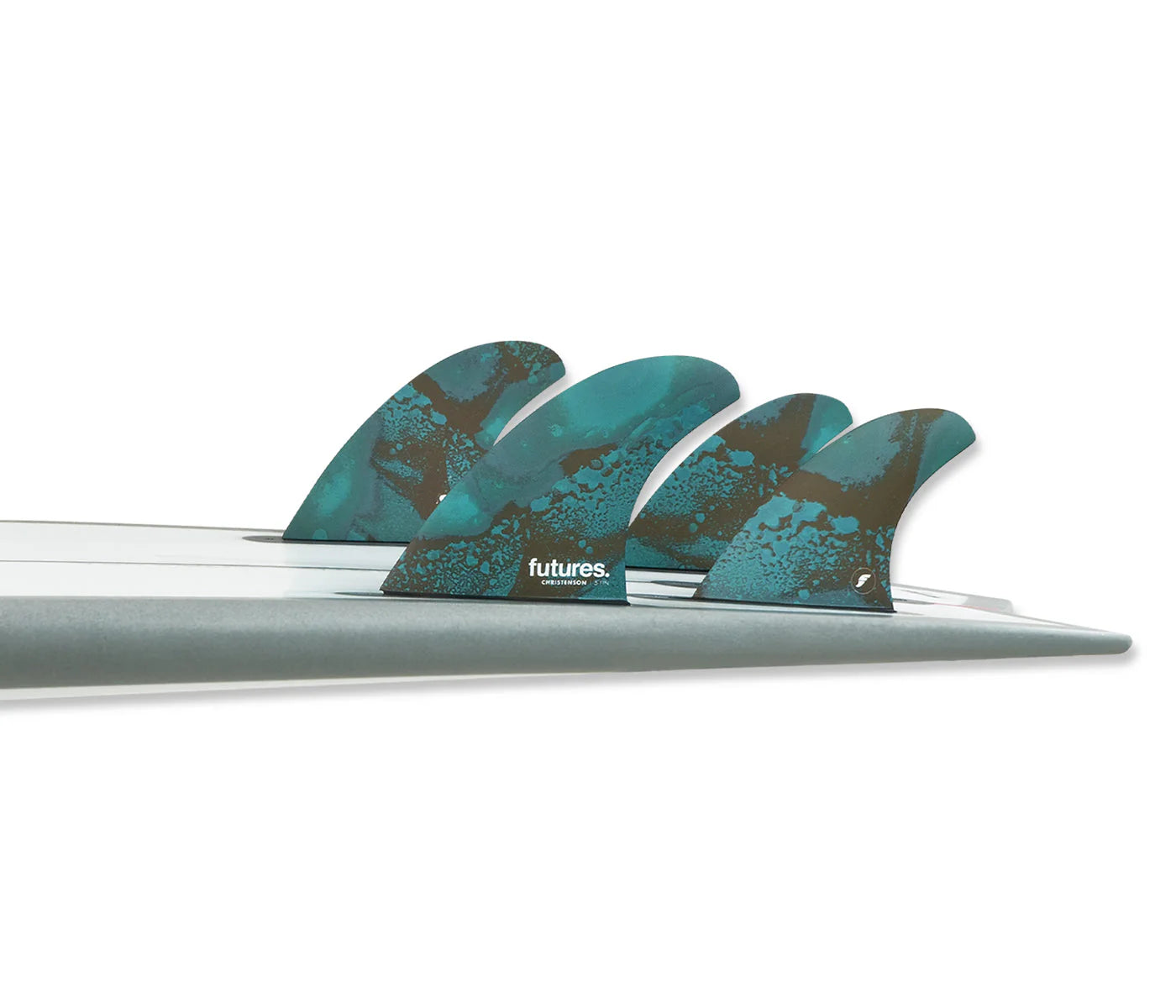 Futures Christenson Honeycomb 5-Fin Set - Blue/Brown