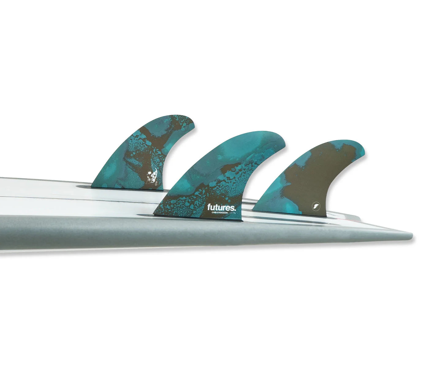 Futures Christenson Honeycomb 5-Fin Set - Blue/Brown
