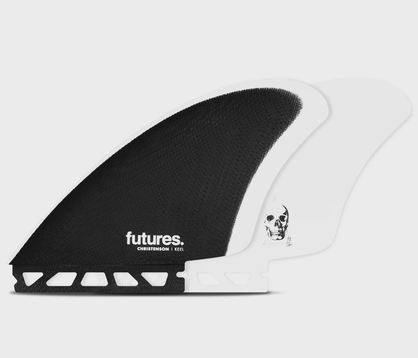 Futures Christenson Fibreglass Keel - Black/White