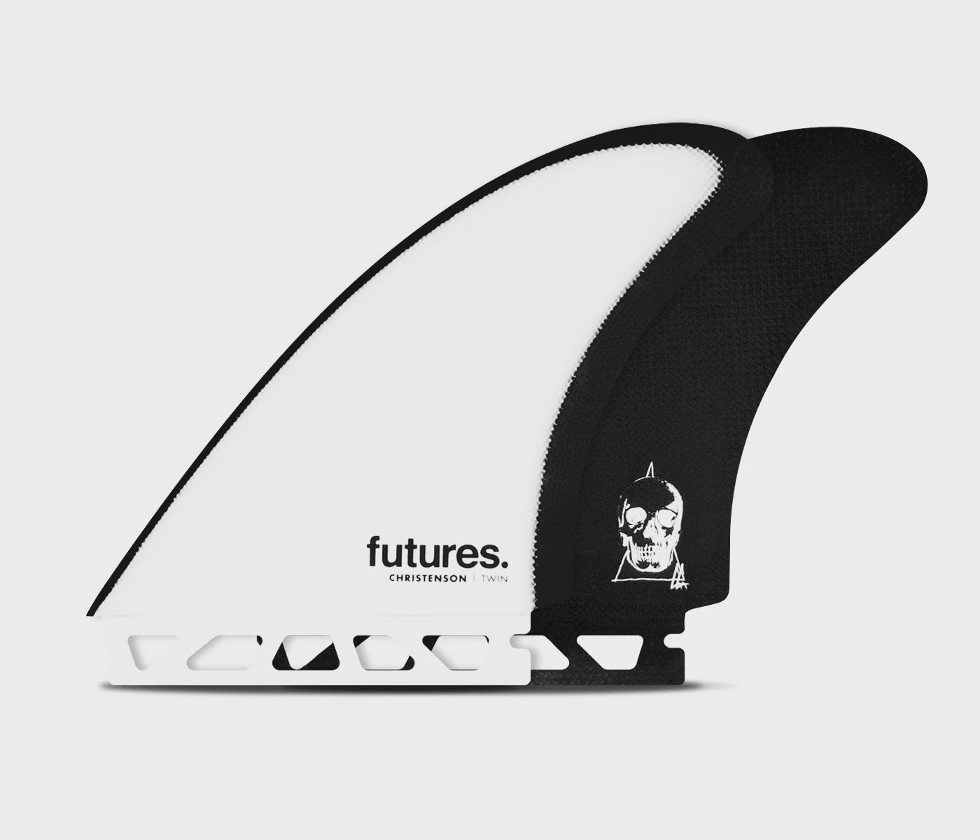 Futures Christenson Fibreglass Twin - White/Black