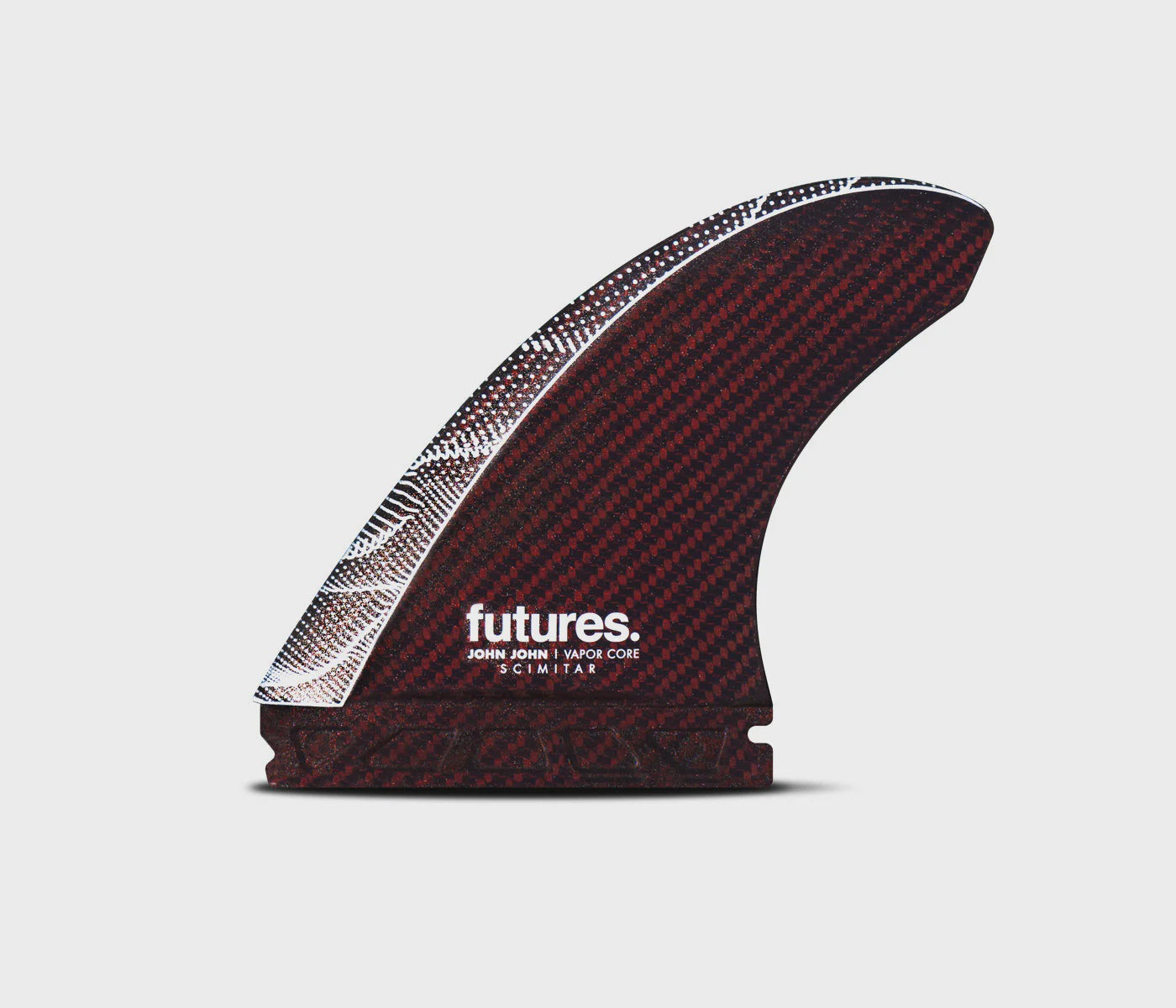 Futures JJF Scimitar Vapor Core Large Thruster Fin Set - Red
