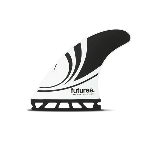 Futures Sharpeye Medium Honeycomb Thruster Set - Black/White