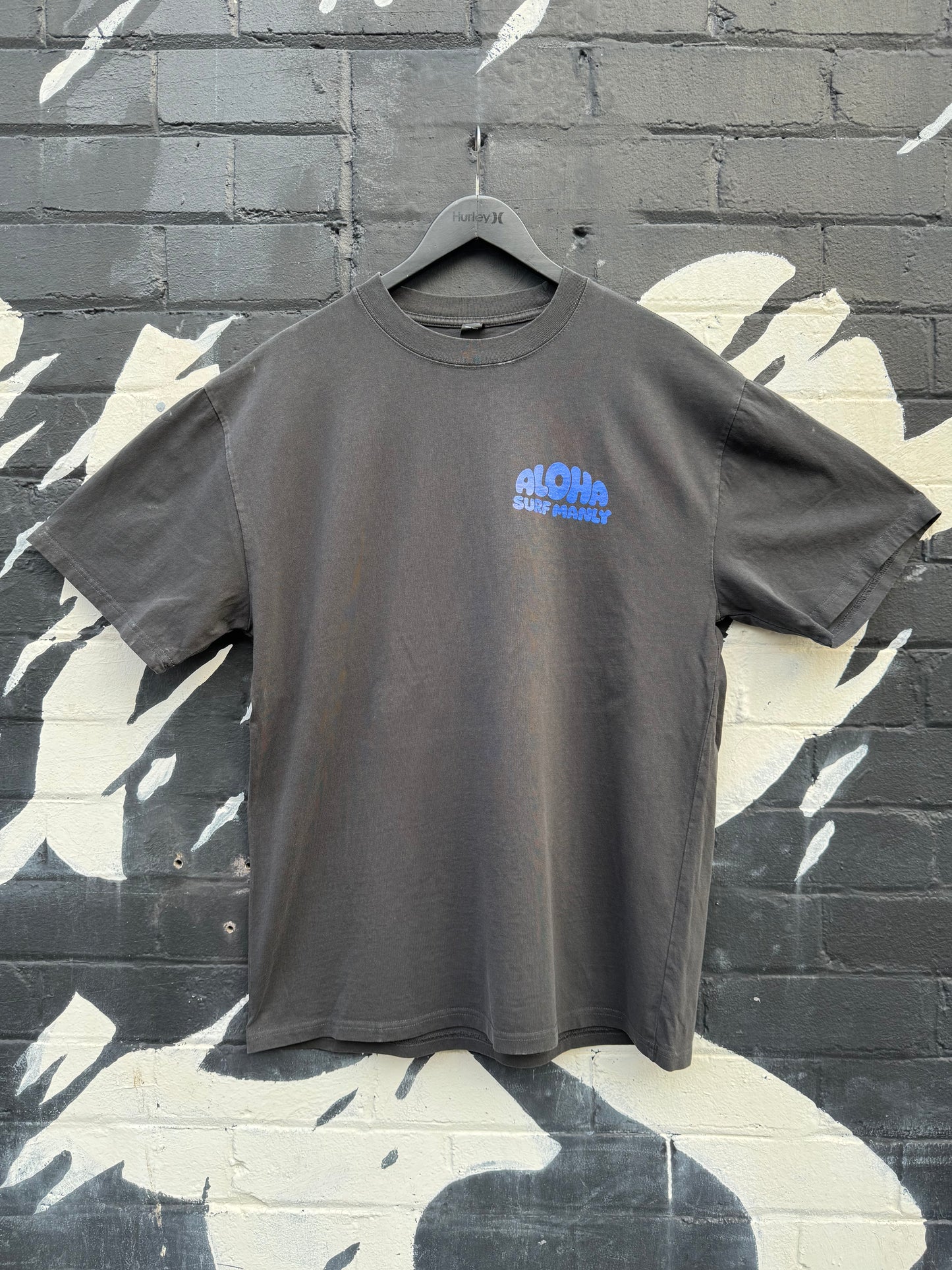 Surfboards & Ding Repairs Heavy Tee - Faded Black