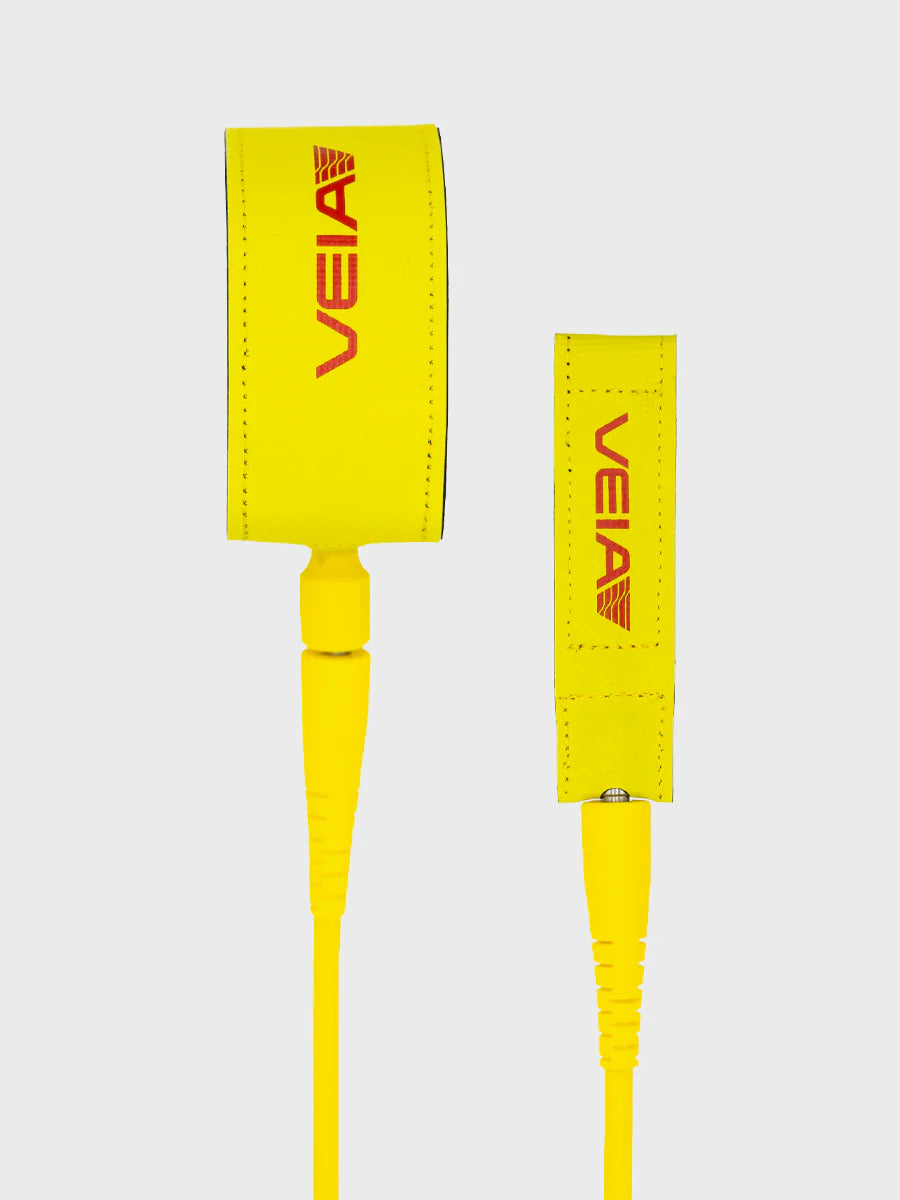 John John Florence 6' Standard 7.5mm Leash - Yellow/Red