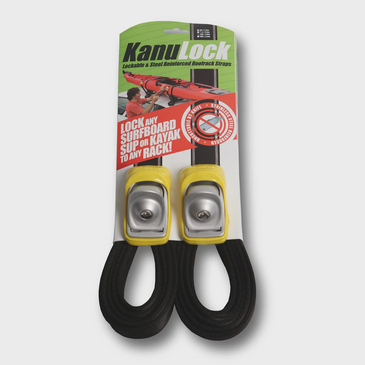 4.0M / 13FT Kanulock Lockable Tie-Down Straps