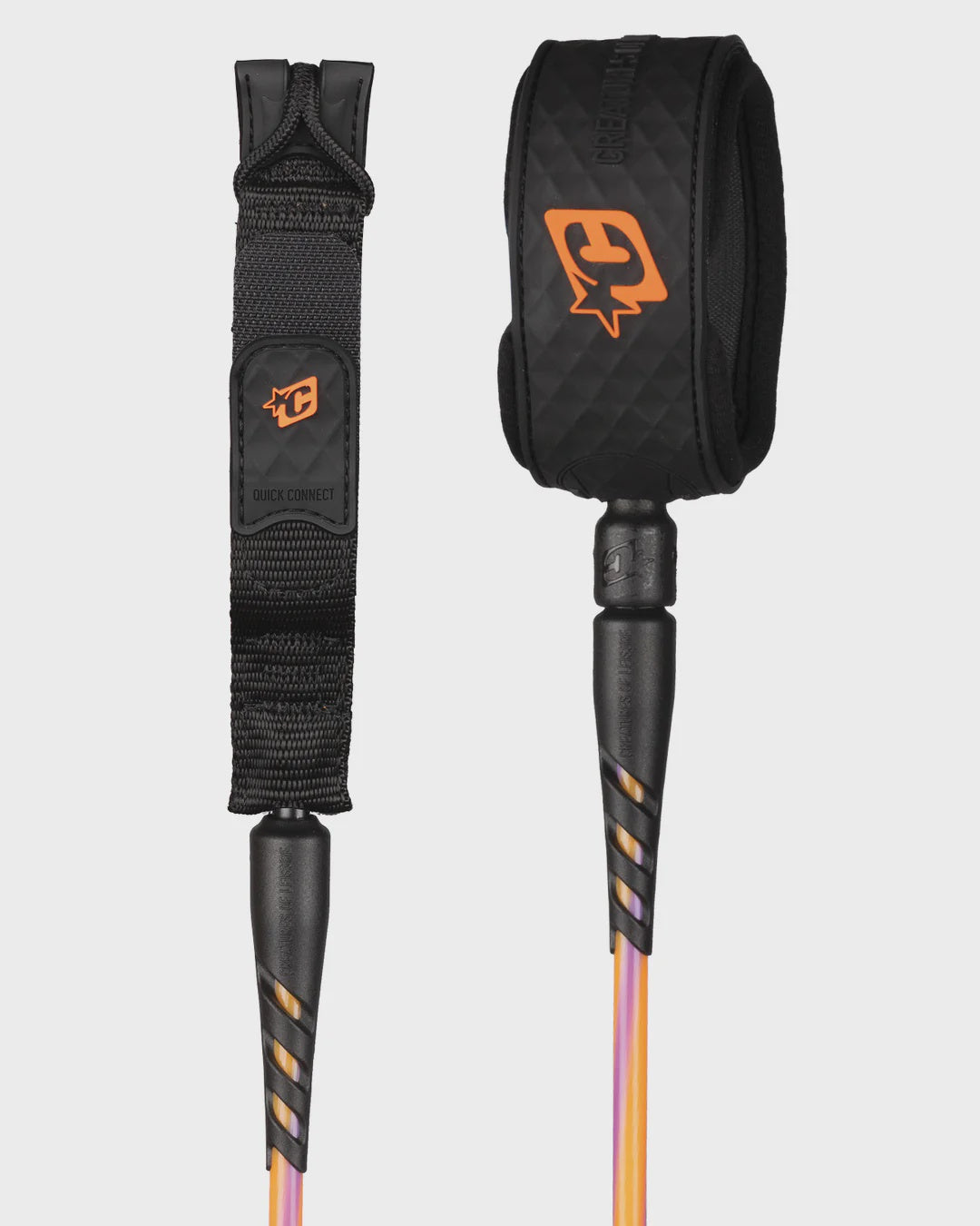 RELIANCE 2.0 | Lite Duty | 5ft Leash - Hi-Vis Purple Twist