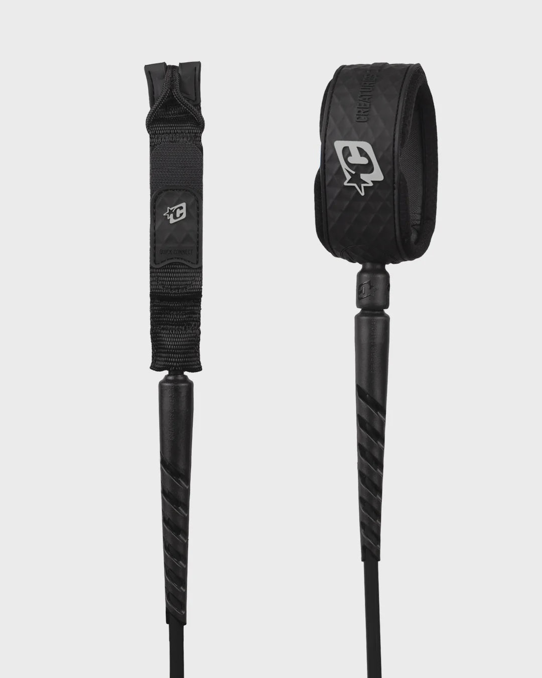 Creatures RELIANCE 2.0 | Longboard Standard Duty Ankle | 9ft Leash - Black