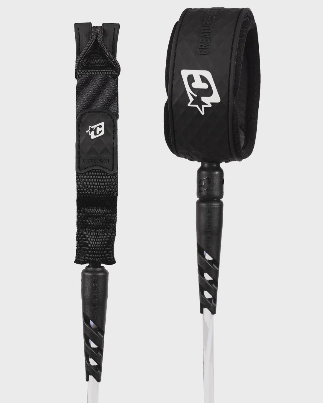 Creatures RELIANCE 2.0 | Standard Duty | 7ft Leash - Clear/White Twist