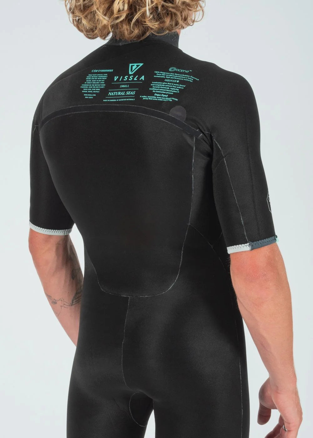 Vissla Natural Seas 2mm Short Sleeve Full Suit - Black