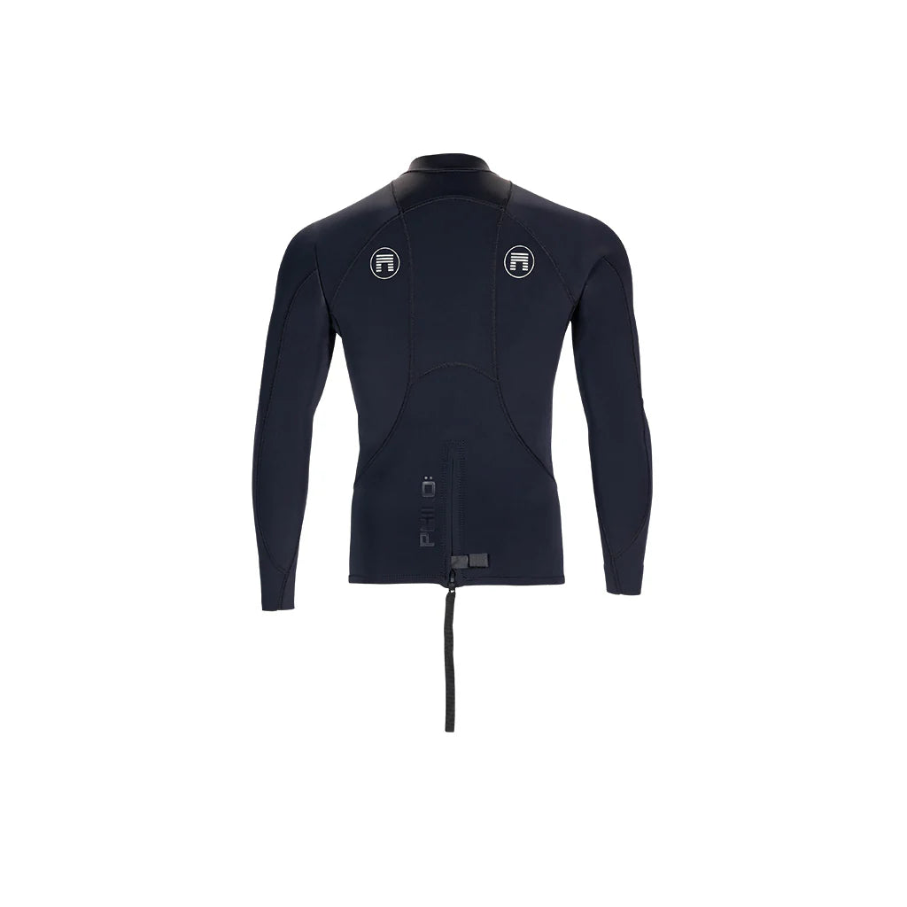 Philo Hydrasilk 1mm Wetsuit Jacket - Black