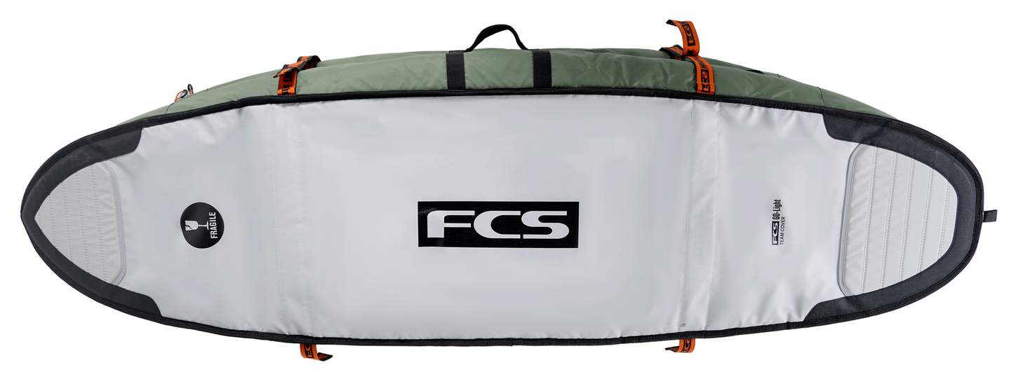 FCS Travel 4 Shortboard/Fish Board Cover - Alpine
