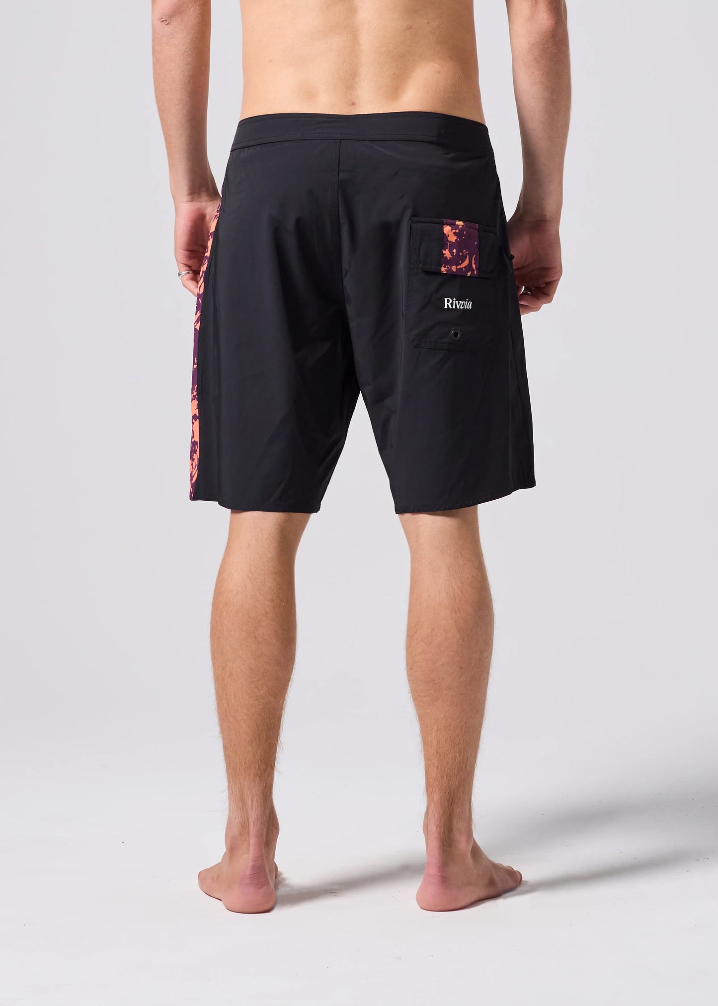 Rivvia Stereo 19" Decorative Trunk - Black/Orange