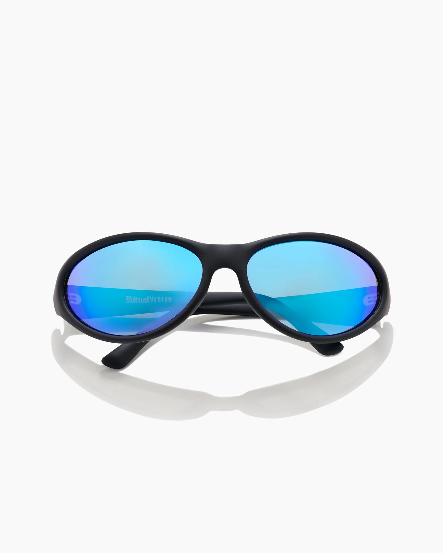 Morphine - Matte Black / Blue Reflective Polarised