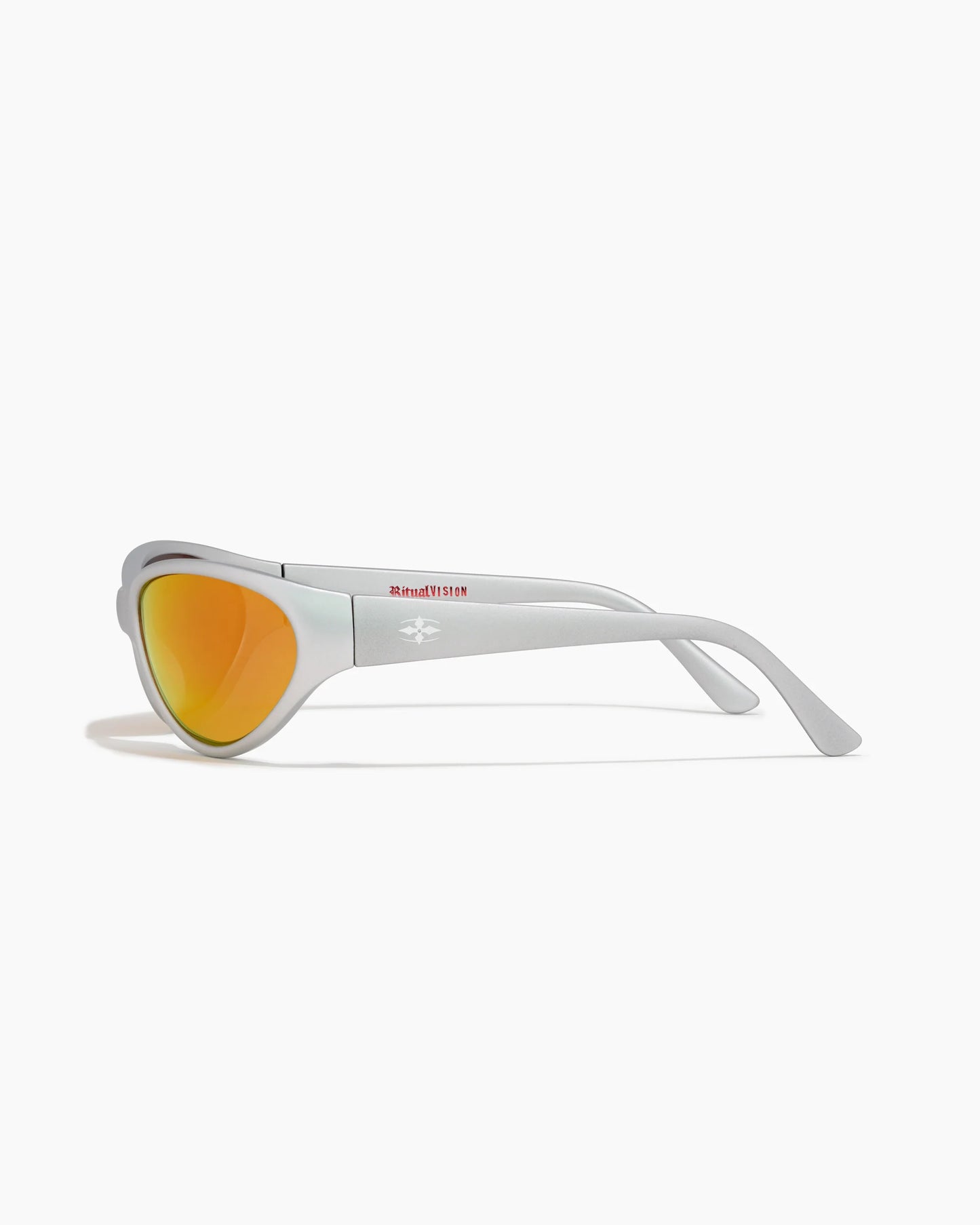 Morphine - Matte Chrome / Orange Reflective Polarised