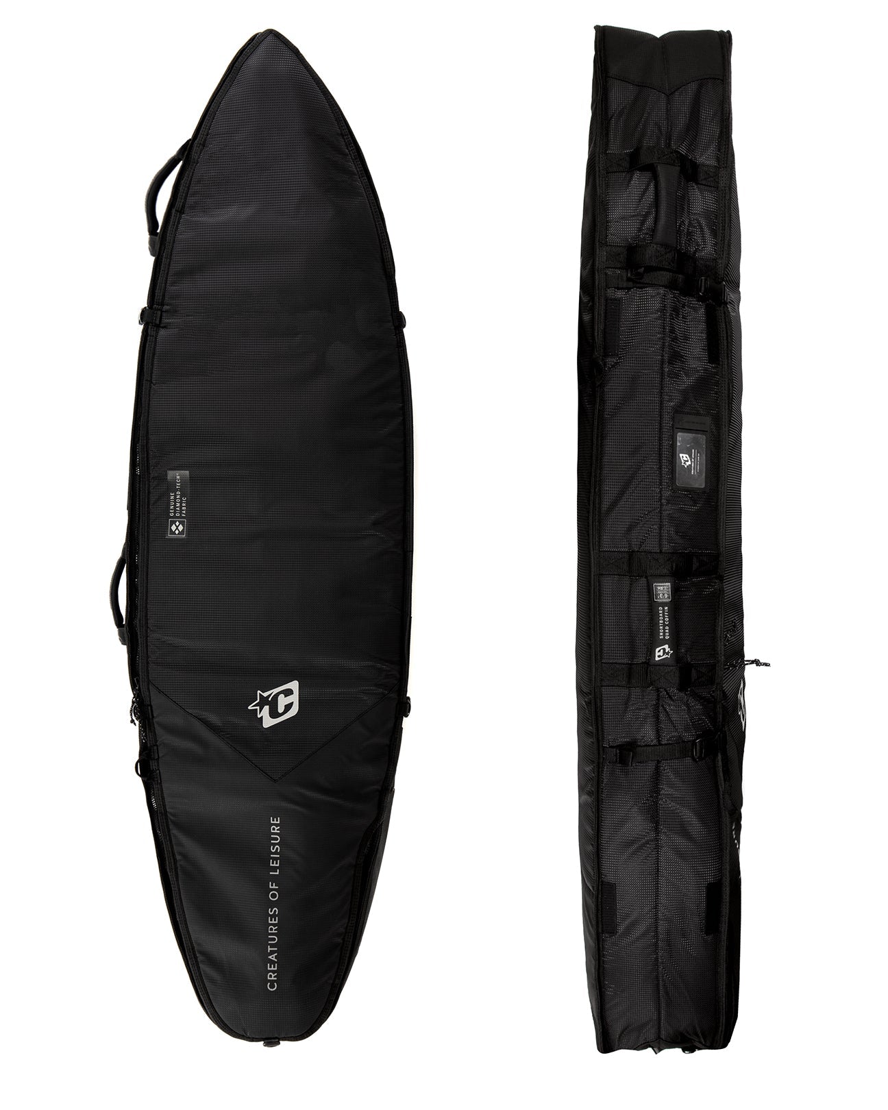 Shortboard Quad Coffin DT2.0 - Black