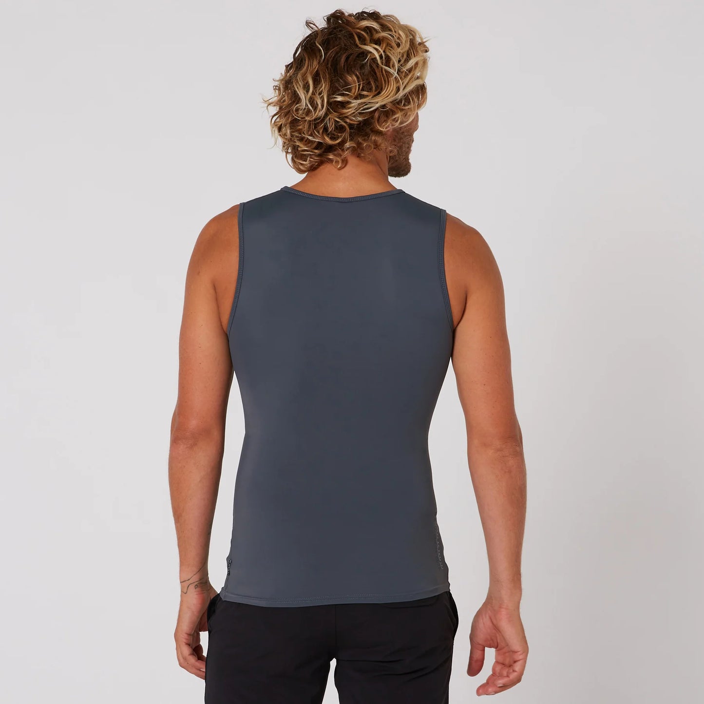 MEN'S RIB GUARD PADDED VEST - CHARCOAL