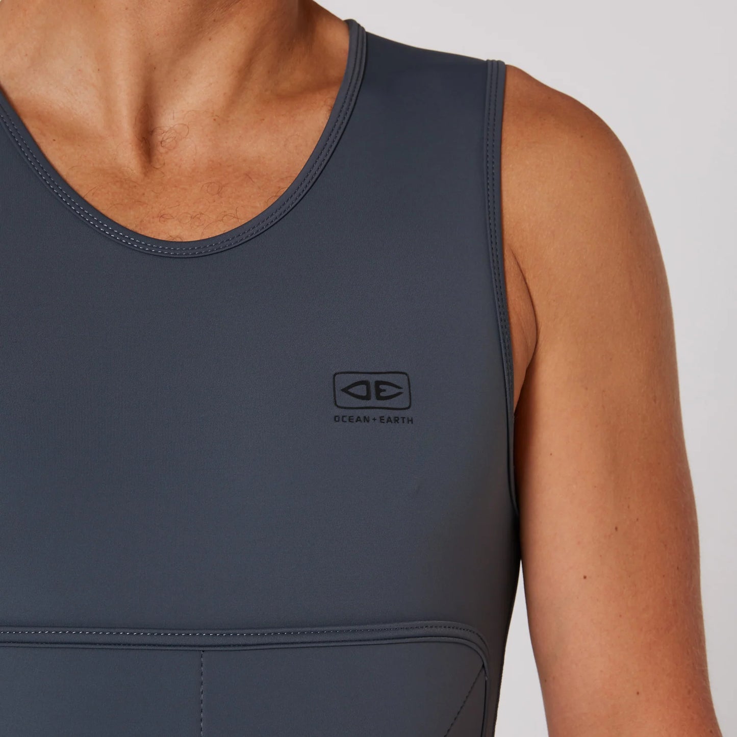 MEN'S RIB GUARD PADDED VEST - CHARCOAL