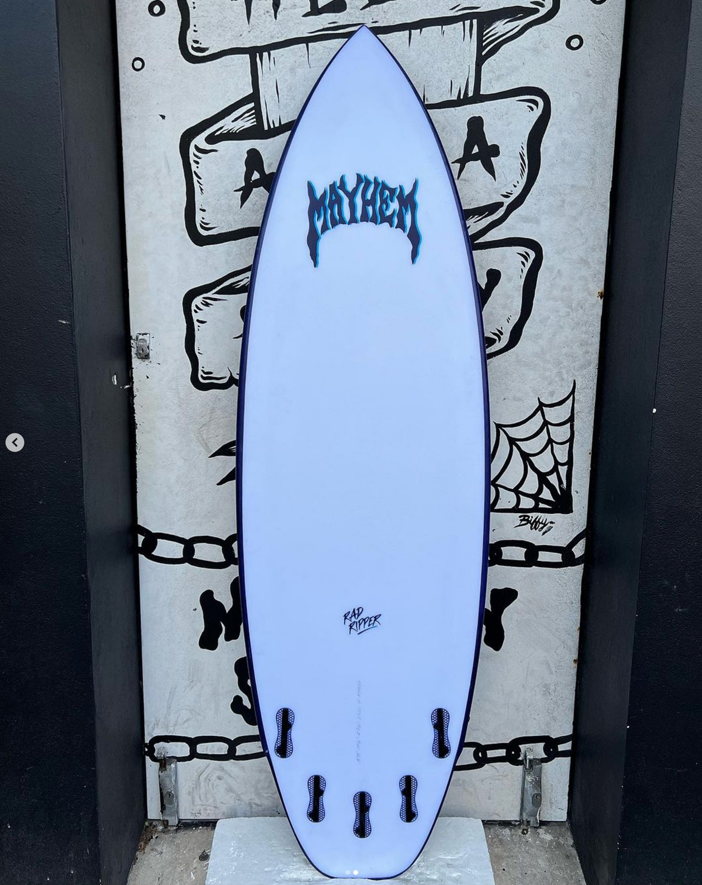 USED - 5'8 RAD RIPPER BLACKSHEEP - 29.2L