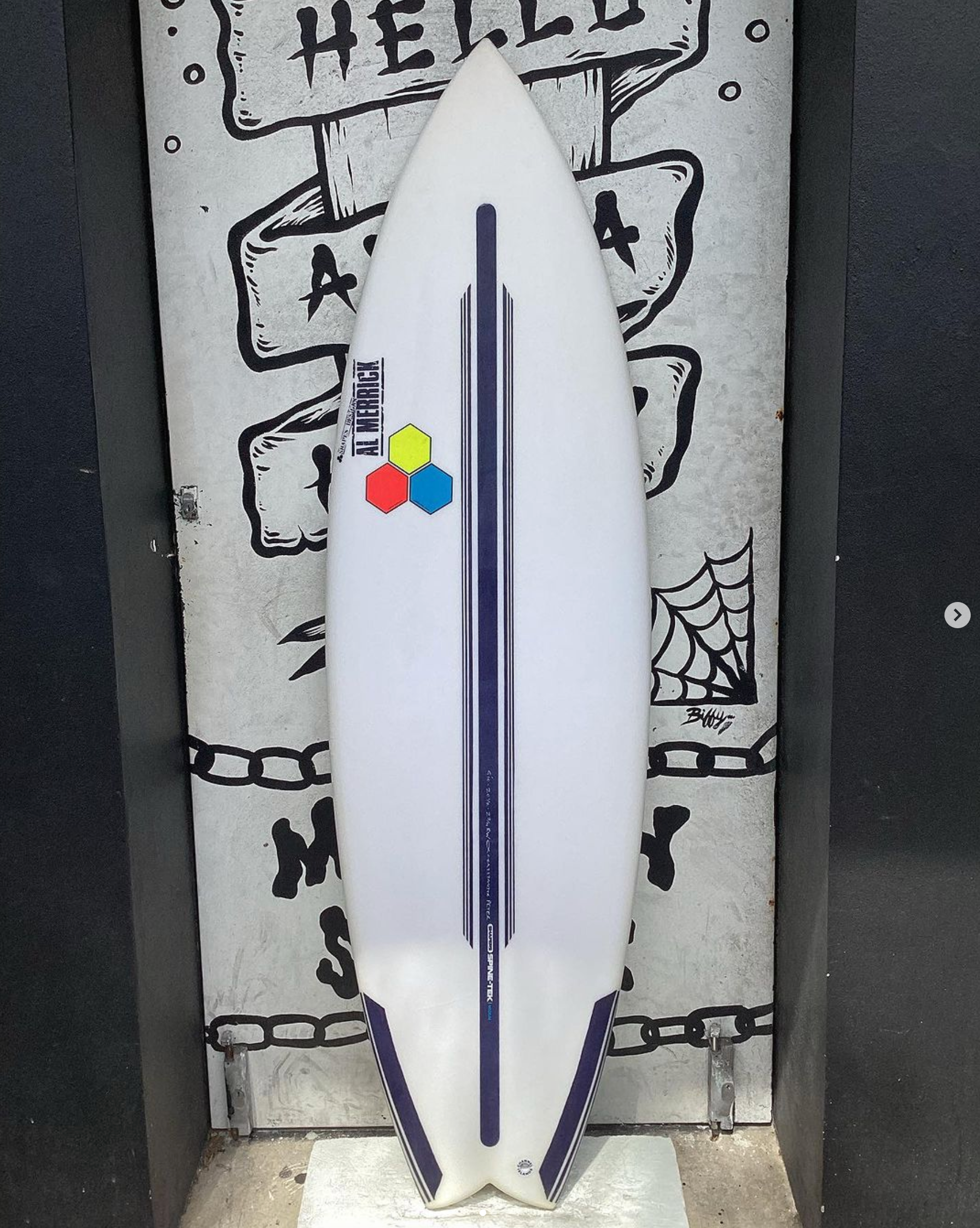 USED 5 10 ROCKET WIDE SPINE TEK 36L Alohasurfmanly