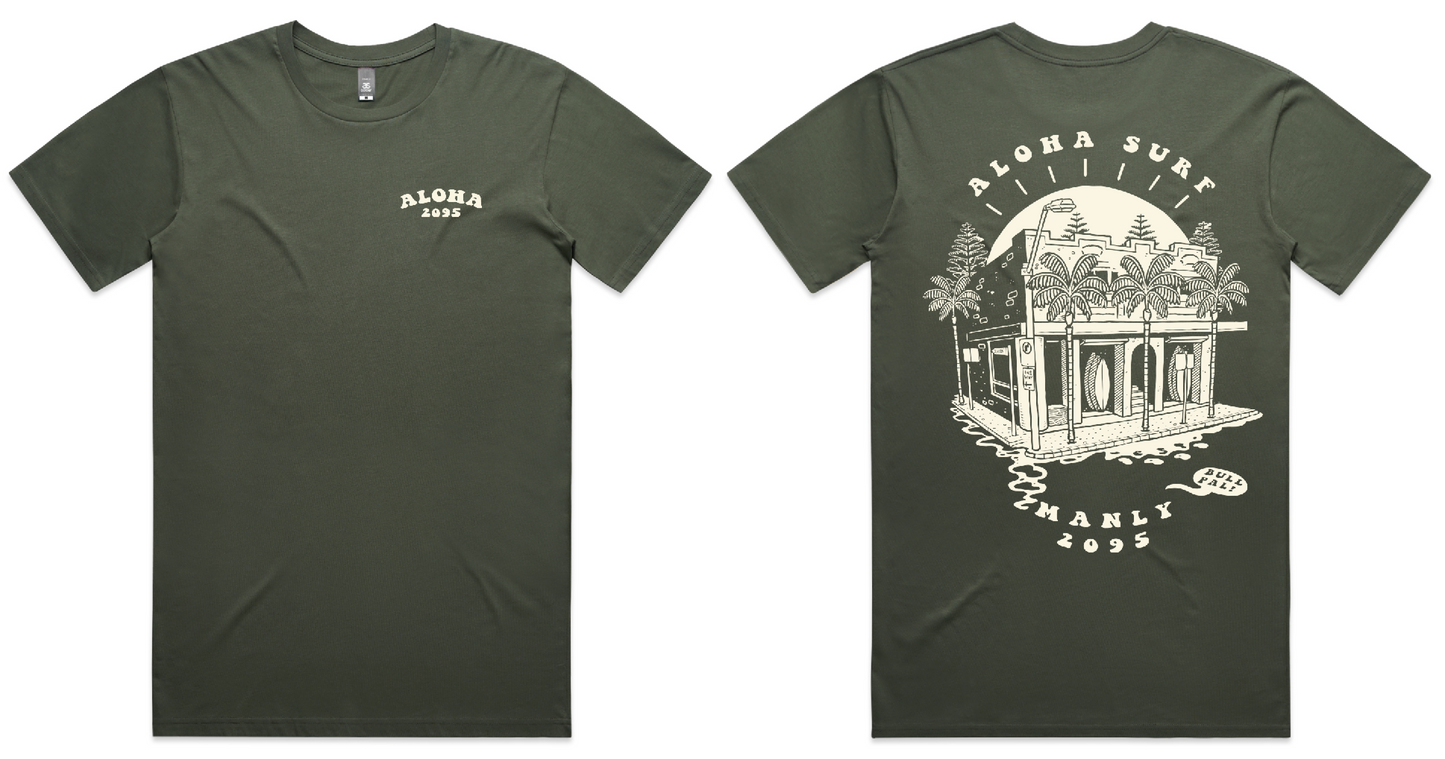 ALOHA 2095 SS SHOP TEE - CYPRESS